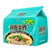 统一 藤娇 藤椒牛肉面麻辣泡面 方便面 102克*5袋 五合一 方便面夜宵 *2件