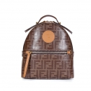 FENDI 芬迪 8BZ038 A5K4 FF印花女士双肩背包