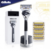 Gillette 吉列 引力盒套装 锋隐致护版（1刀架1刀头+4刀头+磁力底座） 228元包邮