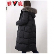 YALU 雅鹿 YA61U0030 女士过膝羽绒服