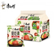 康师傅 爱吃素系列 番茄鲜蔬/什锦菌菇纯素面 20包装