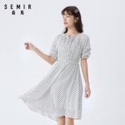 Semir 森马 17-331121 女士波点连衣裙