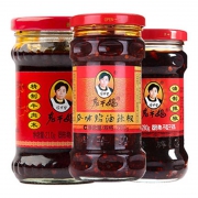 老干妈 风味豆豉280g+牛肉末210g+鸡油280g 三瓶装