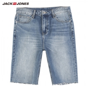 JackJones 杰克琼斯 219243503 男士休闲牛仔短裤
