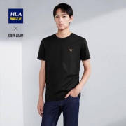 HLA 海澜之家 HNTBJ2Q072A 男士圆领棉质T恤 *2件