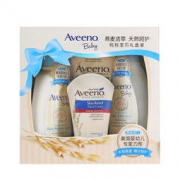 Aveeno 艾惟诺 妈妈宝宝四件套礼盒装（洗护二合一354ml+婴儿润肤乳354ml+成人润肤乳225ml+舒缓手霜100g）