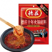 德庄 火锅底料牛油 重庆特辣 150g/袋 *5件