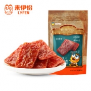 PLUS会员：来伊份 猪肉干 猪肉脯 炭火烤肉 125g/袋 *6件