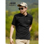 JEEP 吉普 高端丝光布 商务休闲POLO衫 多色