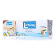 力大狮 Lactasoy 黄豆味豆奶 125ml*6盒 泰国进口 营养早餐 豆奶 *3件