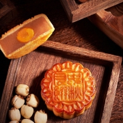 中国驰名商标，80gx7个 华美 广式月饼 7饼4味散装月饼
