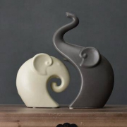 FUMEILIN 福美林 玄关摆设 情侣依恋象