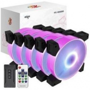 aigo 爱国者 暮光C5 RGB 机箱风扇 110mm 5只装+控制器套装