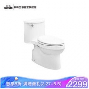 KOHLER 科勒 艾黛儿 K-5171T/4983T-C-0 五级旋风马桶