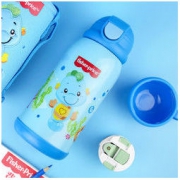 Fisher-Price 费雪 316不锈钢儿童保温杯带吸管 600ML *2件