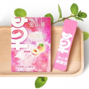 金小草 爽喉宝蜜桃味  0.7g*10条 *3件 62.58元包邮（3件7折）