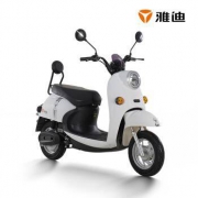 27日0点：雅迪（yadea）电动车米彩2020白色 60V20AH