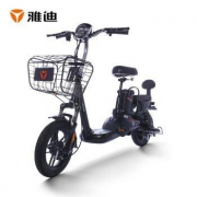 Yadea 雅迪 小王子 48V锂电版 电动车黑色