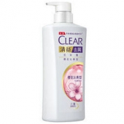 CLEAR 清扬 去屑洗发露 樱花沁爽型 500g(买一赠一洗手液) *4件