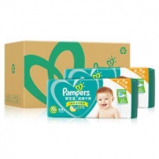Pampers 帮宝适 超薄干爽系列 婴儿纸尿裤 XL128片*2件