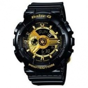 CASIO 卡西欧 Baby-G BA-110GB-1AJF 黑金系列 双显运动腕表