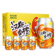 汉斯 香橙果味饮料 330ml*24罐*3