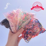 2人拼：六晓灵童 一次性彩色头绳 约200根