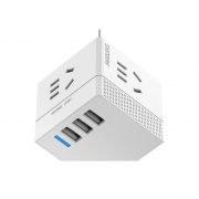 10日0点：PHILIPS 飞利浦 SPS2202G 新国标2AC+3USB插座