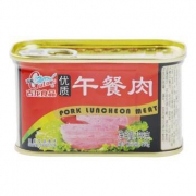 古龙 午餐肉 肉罐头 火锅早餐食材 198g*2件