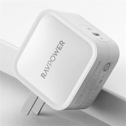 RAVPower 睿能宝 RP-PC112 氮化镓 充电器 61W + C to L 数据线