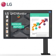 LG 乐金 27QN880-B 27英寸 IPS显示器 （2K、75Hz、HDR10、60W Type-C供电）