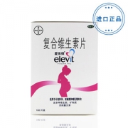 阿里健康大药房 拜耳旗下 爱乐维叶酸+18种多元营养 女复合维生素 100片