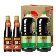 88VIP：李锦记薄盐生抽1750ml*2+陈醋老陈醋410ml*2酱油 *2件