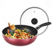 美的 CJ28WOK301 麦饭石不粘炒锅 28cm