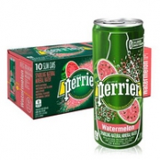 Perrier 巴黎水 气泡矿泉水 西瓜味 250mlx30罐x3件