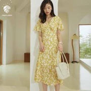 FANSILANEN 范思蓝恩 Z201379 女士收腰连衣裙