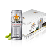 日本 三宝乐啤酒 札幌啤酒 650ml*6听