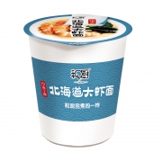 凑单品：和厨 北海道大虾面 杯装 61g *2件