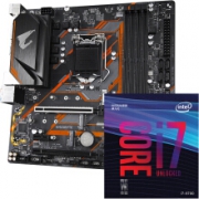 技嘉 B365M AORUS ELITE 主板+英特尔 i7-9700板U套装