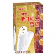 明治（meiji）栗子红豆雪糕 62g*6 彩盒 冰淇淋 *5件
