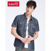 Baleno 班尼路 28804017 男士牛仔衬衫 *2件