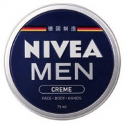NIVEA 妮维雅 蓝罐铁盒 男士润肤霜 75ml（限时买一送一共150ml） *2件