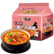 康师傅 方便面 番茄牛腩面 五连包 *2件