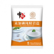 中盐 未加碘 纯精岩盐 400g *34件