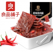 良品铺子多口味猪肉脯麻辣肉干1袋 券后￥17.8