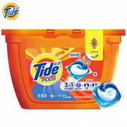 Tide 汰渍 三色球 3合1洗衣凝珠 18颗 *2件