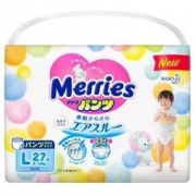 花王 Merries 妙而舒 学步裤 L27片 *9件