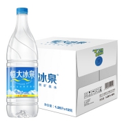 恒大冰泉 长白山天然弱碱性矿泉水 1250ml*12 整箱装 *3件