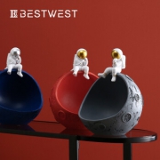 BEST WEST 创意太空人收纳摆件 20*26cm
