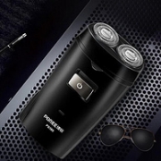 飞科旗下，双环浮动刀头，自研磨：博锐 PS180 双头电动剃须刀